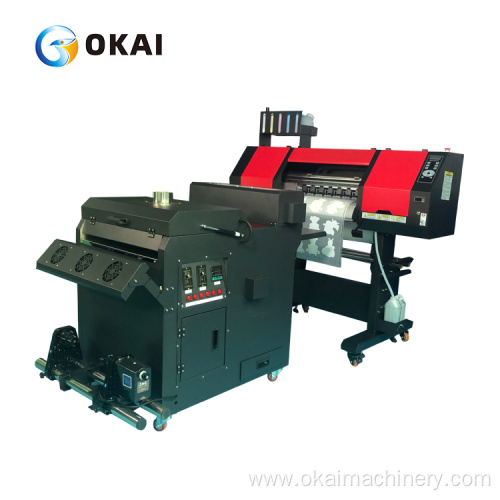 dual head dtf shaking powder machine print machines